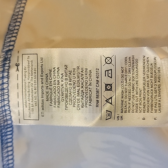 Adidas × Farm Rio Blue Butterfly Print Women's Dress - Picture 5 of 5